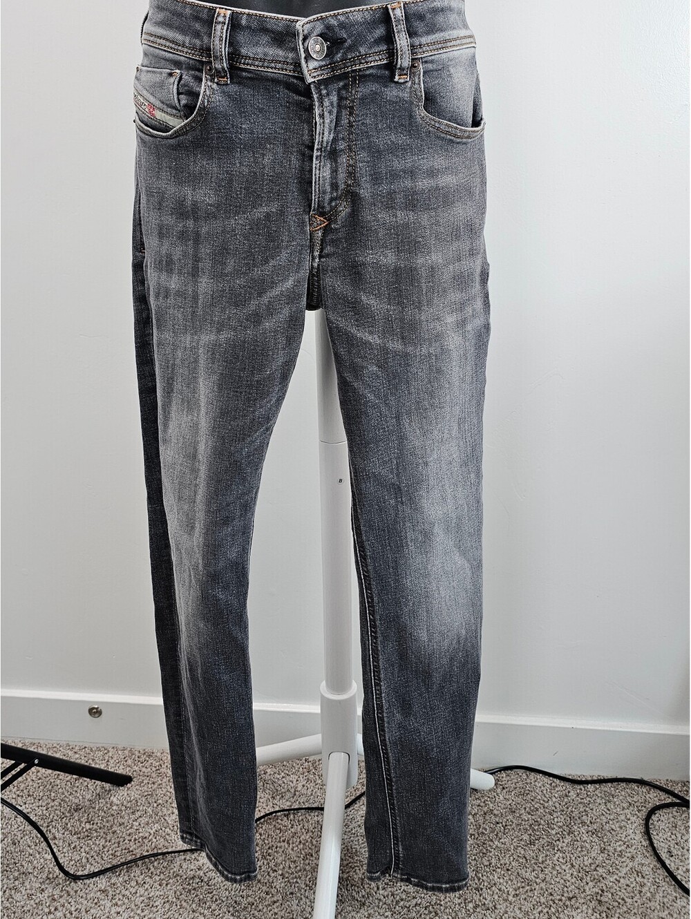 Diesel Industry Division Gray Denim Jeans